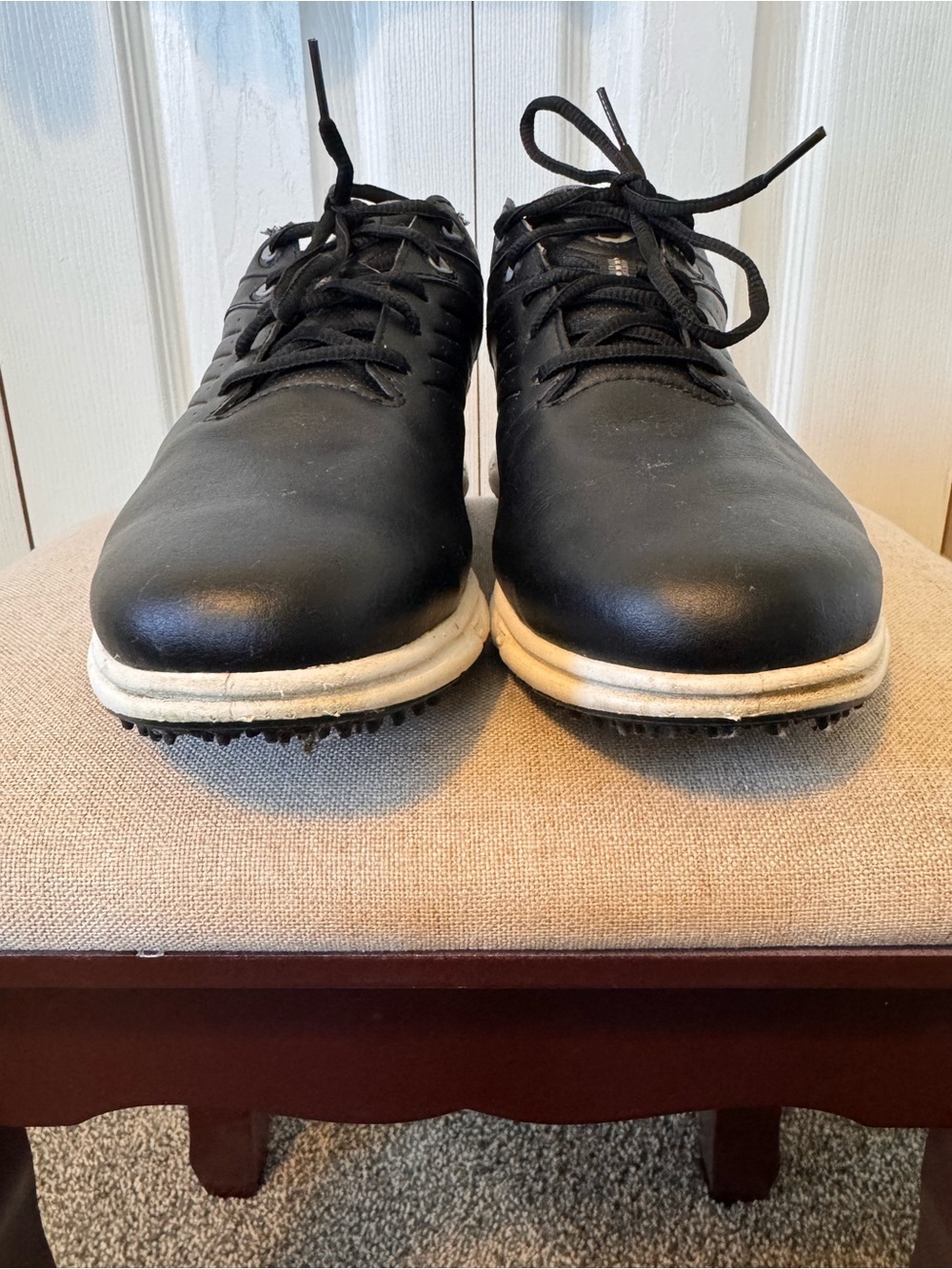 FootJoy FJ Men's Black Golf Tie Up Shoes Size 8.5 lightweight - Picture 5 of 12